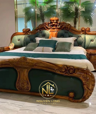 Bộ giường nhập khẩu GNK004