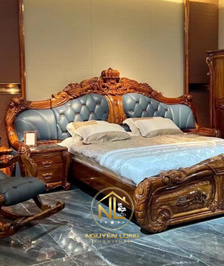 Bộ giường nhập khẩu GNK005