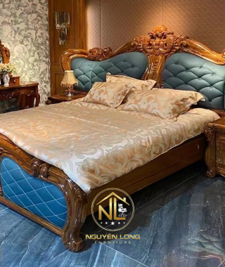 Bộ giường nhập khẩu GNK006