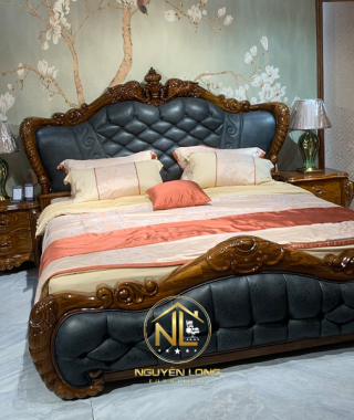 Bộ giường nhập khẩu GNK008