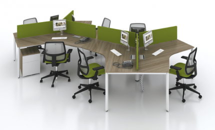 Cửa hàng bán bàn cụm văn phòng tại Hóc Môn