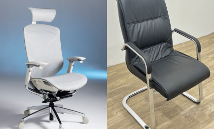 So sánh ghế da và ghế lưới, chọn loại nào cho văn phòng hiện đại?