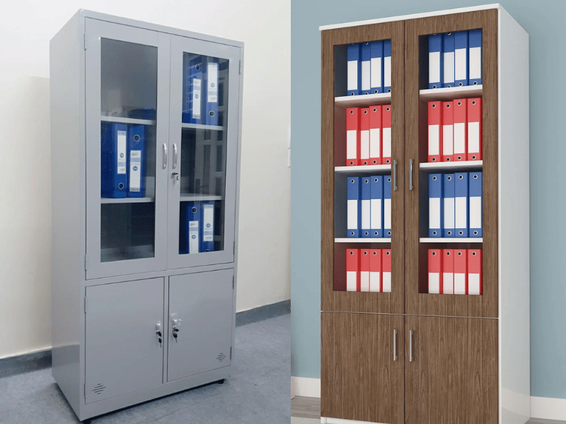 Cửa hàng bán tủ hồ sơ sắt, gỗ công nghiệp tại Hóc Môn