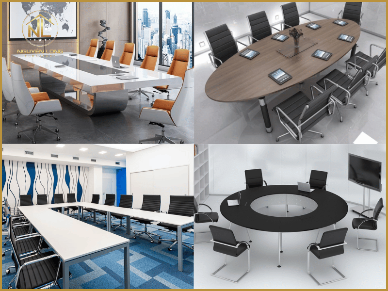 Cách chọn hình dáng bàn họp theo mục đích sử dụng