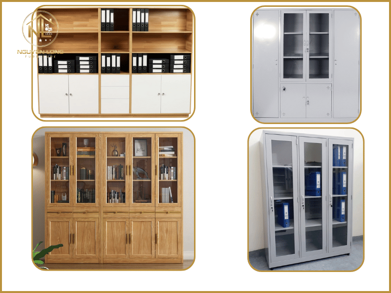 Nên chọn tủ hồ sơ sắt hay tủ gỗ cho văn phòng hiện đại?