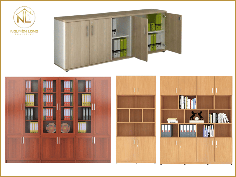Gợi ý các mẫu tủ gỗ văn phòng đẹp