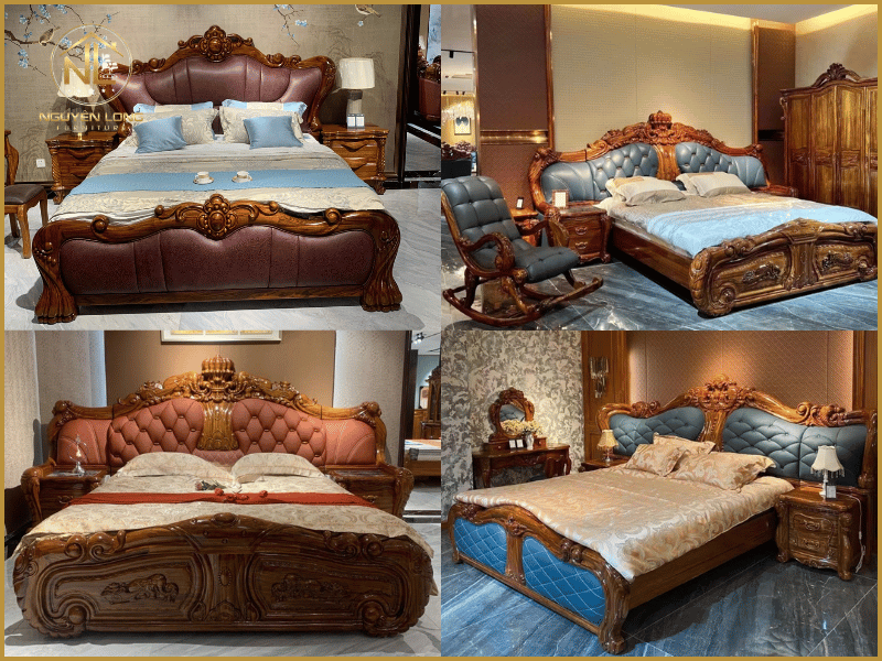 Các mẫu giường nhập khẩu phổ biến tại Hóc Môn