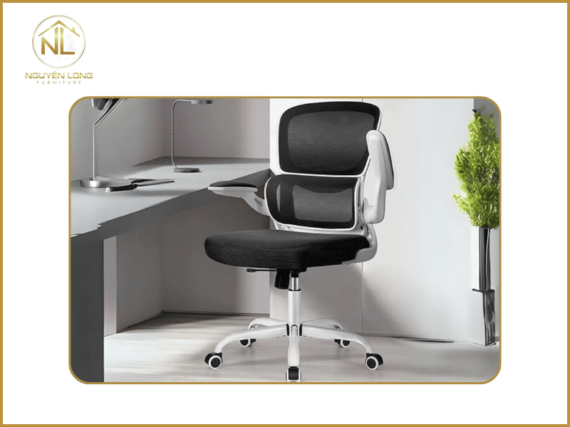 Ghế văn phòng tay gấp tiện lợi