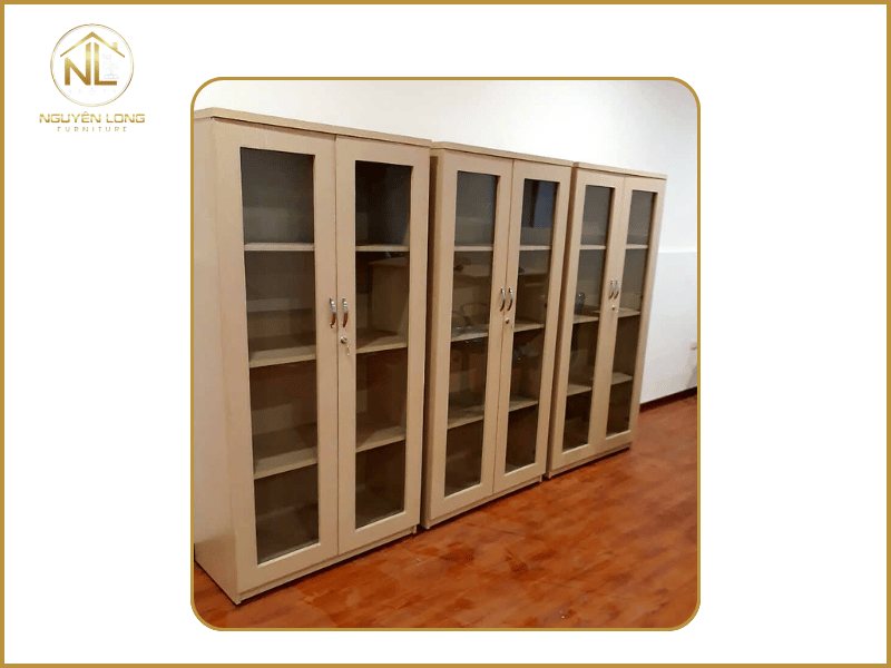 Tủ hồ sơ gỗ 2 cánh 